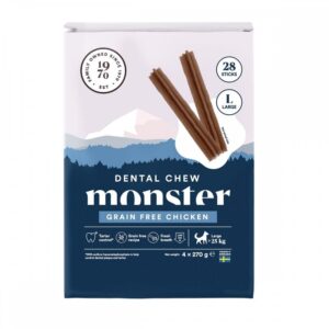 Monster Dog Dental Chew Grain Free Chicken Large (28-pack)