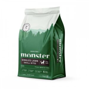 Monster Dog Adult Grain Free Singles Lamb Small Bites (12 kg)