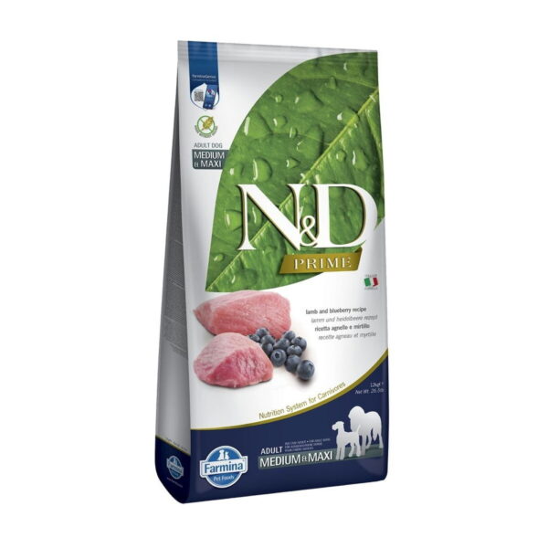 Farmina N&D Prime Dog Lamb & Blueberry M/L 12 kg (12 kg)