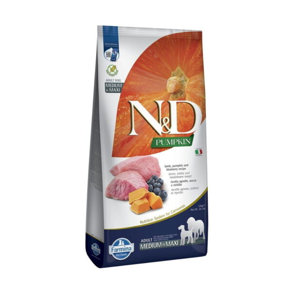 Farmina N&D Pumpkin Dog Lamb & Blueberry M/L 12 kg (12 kg)