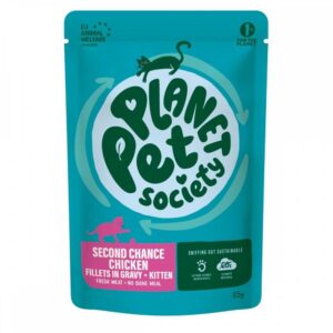 Planet Pet Society Cat Kitten Second Chance Chicken 85 g