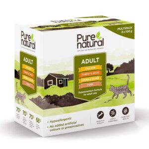 Purenatural Cat Adult Multipack (8x100g)