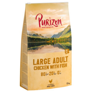 Purizon Large Adult Kylling & Fisk - kornfri - 2 x 12 kg