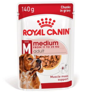 Royal Canin medium Adult våtfôr (10x140g)