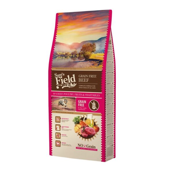 Sam&apos;s Field Adult Grain Free Beef (13 kg)