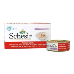 Schesir Cat Adult Chicken & Duck 6x50 g