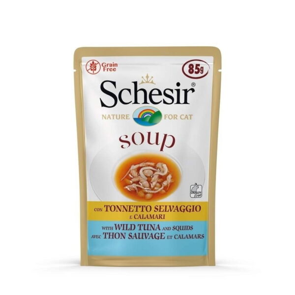 Schesir Soup Tunfisk med Blekksprut 85 g