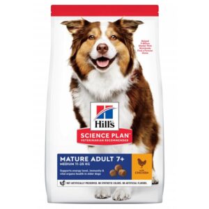 Hill&apos;s Science Plan Dog Mature Adult 7+ Medium Chicken (18 kg)