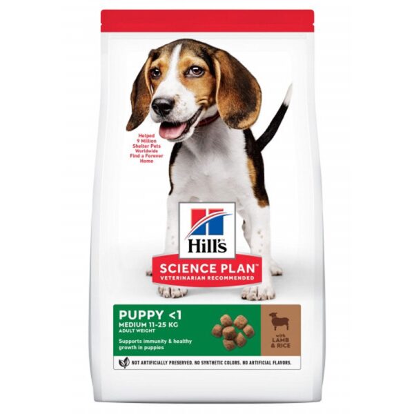 Hill&apos;s Science Plan Puppy Medium Lamb & Rice (18 kg)