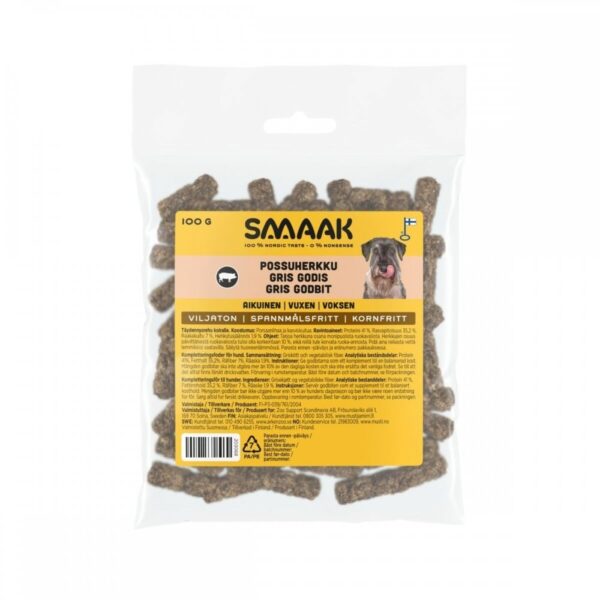 Smaak Dog Adult Pork Treat 100g