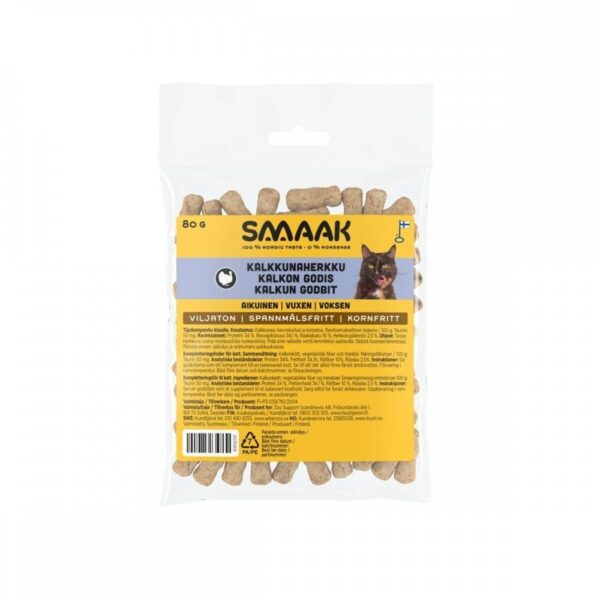 SMAAK Cat Adult Turkey Treat 80g