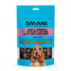 SMAAK Valpegodteri Kylling & Laks 100 g