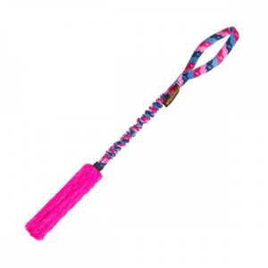 Tug-E-Nuff Bright Fauxtastic Draleke med Expander (Rosa)