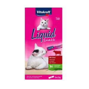 Vitakraft Liquid Stick Beef+Cat grass 90 g