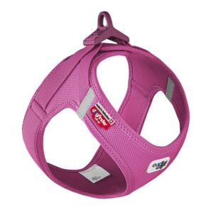 Curli Clasp Air Mesh hundesele - Fuchsia