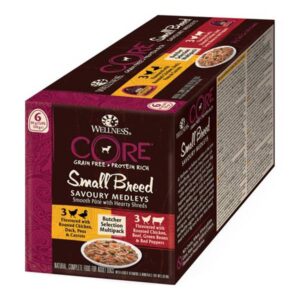 CORE Small Breed Savoury Medleys Butcher Multipack våtfôr til hund 6pk