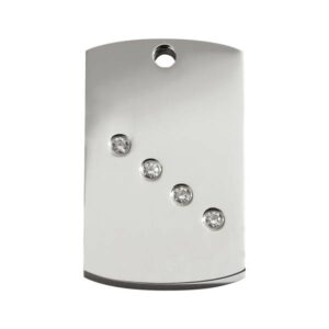 ID-brikke med diamant - Tag