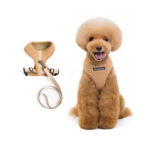 Beige Teddy hunde- og kattesele