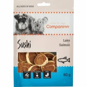 Sushi til hund - Laks