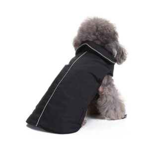 Sort hundedekken med fleece