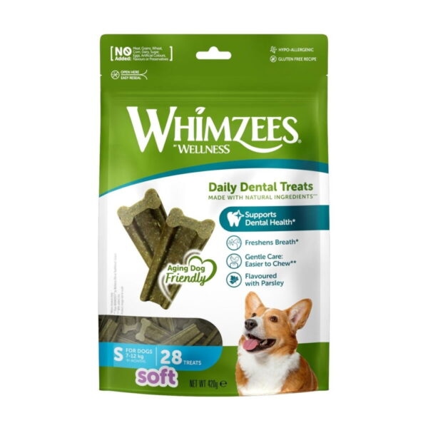 Whimzees Soft Dentaltygg (S)