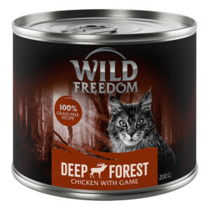 Økonomipakke Wild Freedom Adult 12 x 200 g - Deep Forest - Vilt & kylling