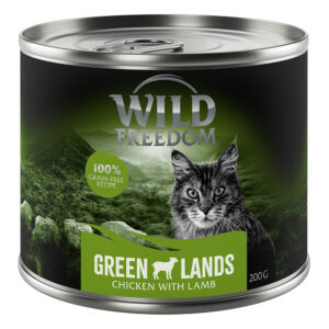 Wild Freedom Adult 6 x 200 g - Green Lands - Lam & kylling