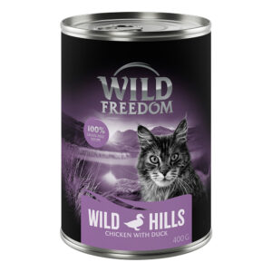 Wild Freedom Adult 6 x 400 g - Wild Hills - And & kylling