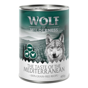 Wolf of Wilderness "The Taste Of" 6 x 400 g - The Taste Of The Mediterranean