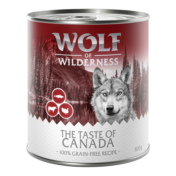 Wolf of Wilderness "The Taste Of" 6 x 800 g - The Taste Of Canada