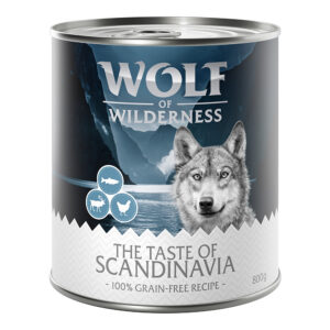 Økonomipakke Wolf of Wilderness "The Taste Of" 24 x 800 g - The Taste Of Scandinavia