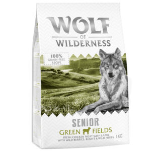 Wolf of Wilderness Senior "Green Fields" - Lam - 1 kg