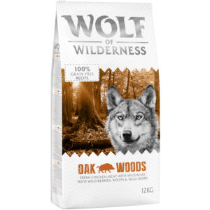 Wolf of Wilderness Adult "Oak Woods" - Villsvin - 12 kg