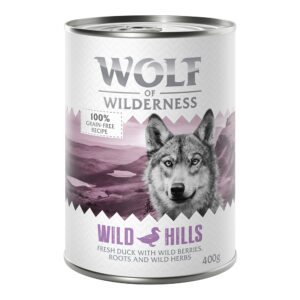 Wolf of Wilderness Adult 6 x 400 g - Single Protein - Wild Hills - And