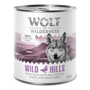 Wolf of Wilderness Adult 6 x 800 g - Single Protein - Wild Hills - And