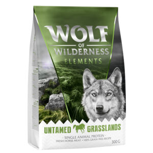 Wolf of Wilderness Sensitiv "Untamed Grasslands" hest - uten korn - 300 g