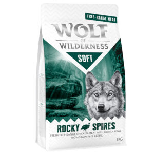 Wolf of Wilderness "Soft - Rocky Spires" - Frittgående kylling & perlehøns - 1 kg