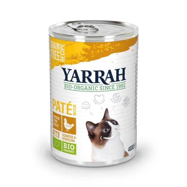 Yarrah Organic Cat Chicken Paté 400 g